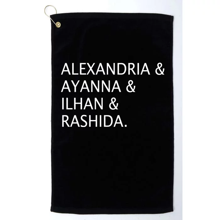 The Squad Names Platinum Collection Golf Towel