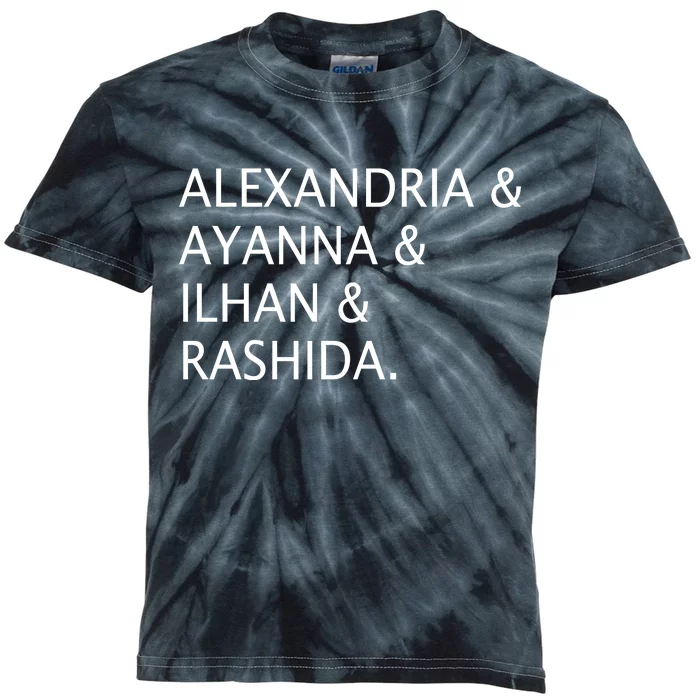 The Squad Names Kids Tie-Dye T-Shirt