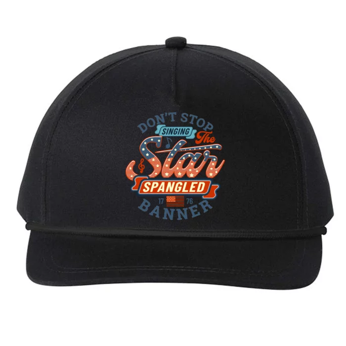 The Star Spangled Banner Snapback Five-Panel Rope Hat