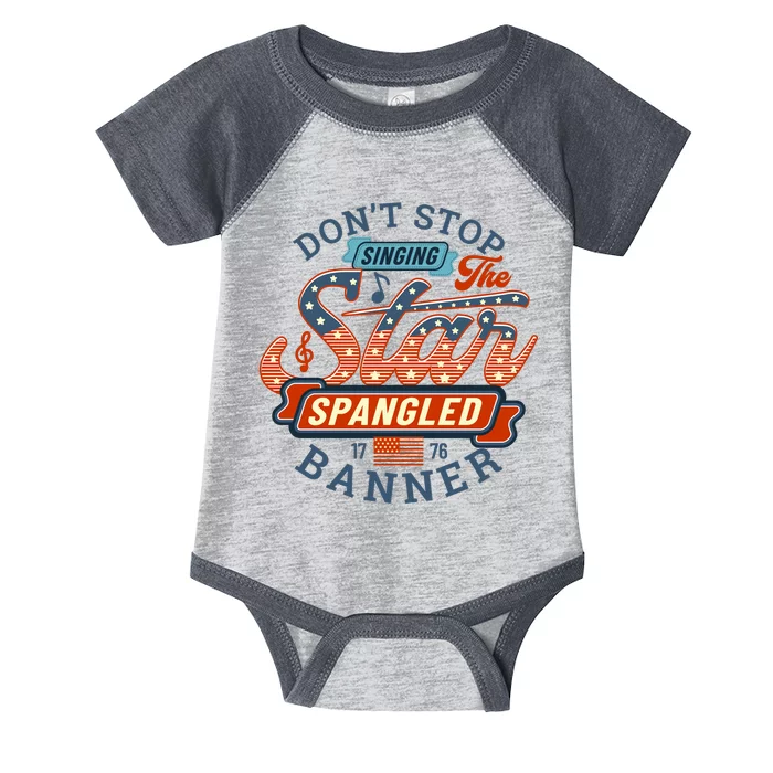 The Star Spangled Banner Infant Baby Jersey Bodysuit