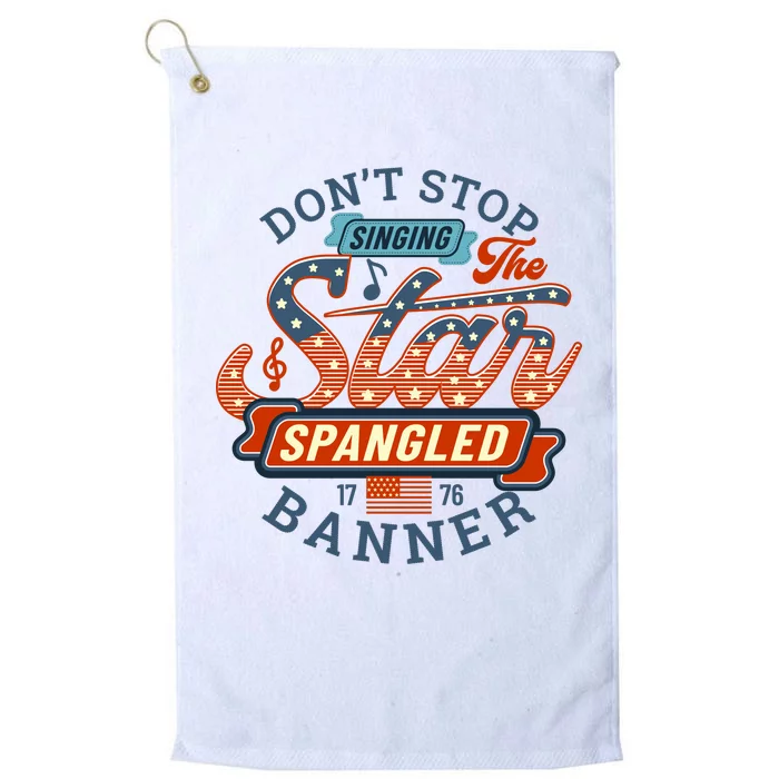 The Star Spangled Banner Platinum Collection Golf Towel