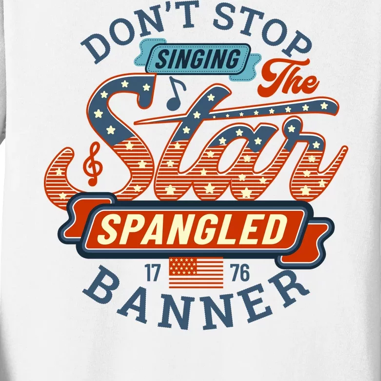 The Star Spangled Banner Kids Long Sleeve Shirt