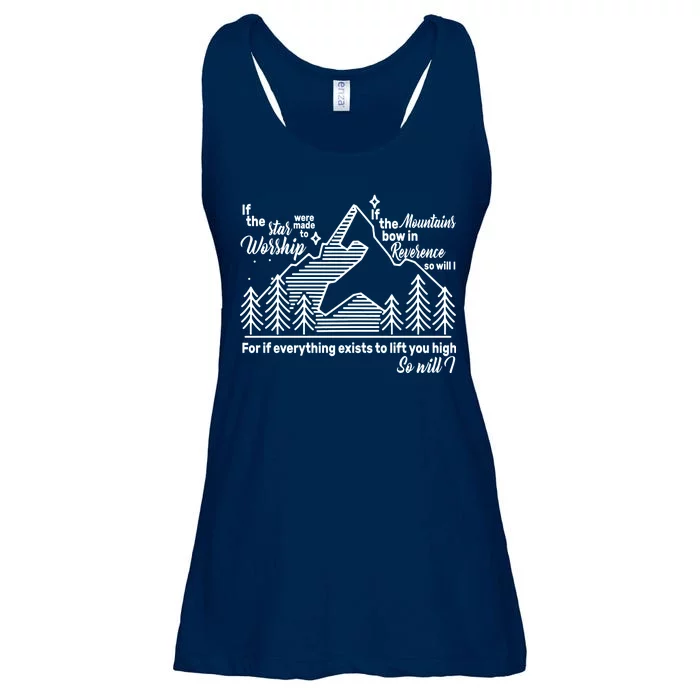 The Stars And Mountains Worship Him Ladies Essential Flowy Tank