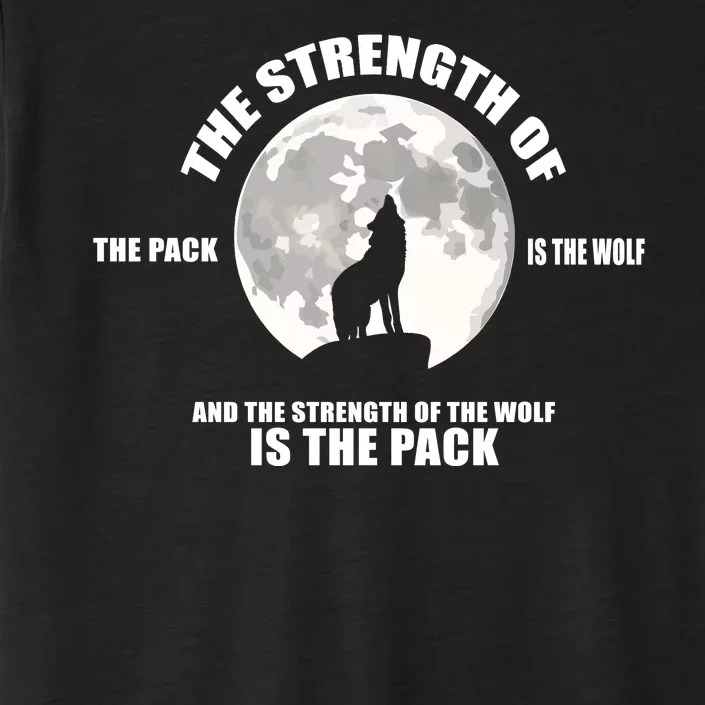 The Strength Of The Pack Is The Wolf Saying ChromaSoft Performance T-Shirt