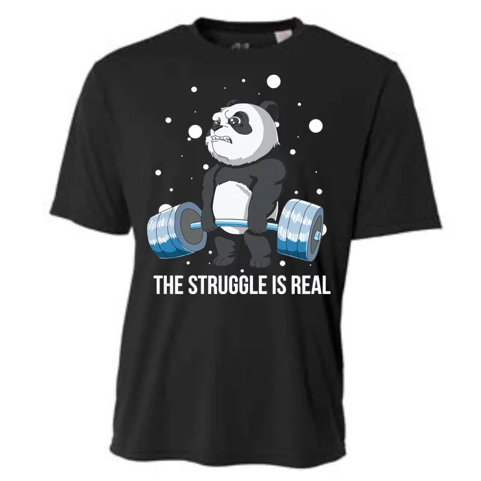 The Struggle Is Real Panda Cooling Performance Crew T-Shirt