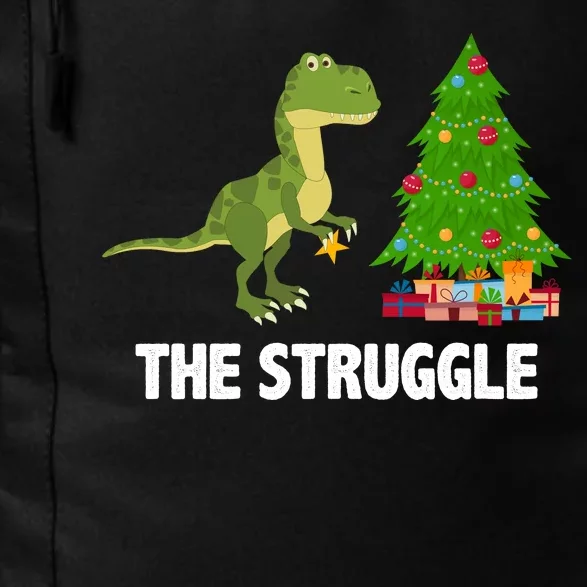 The Struggle T-rex Christmas Tree Daily Commute Backpack