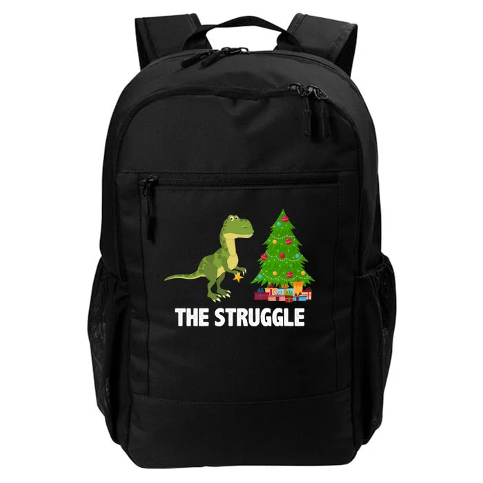 The Struggle T-rex Christmas Tree Daily Commute Backpack