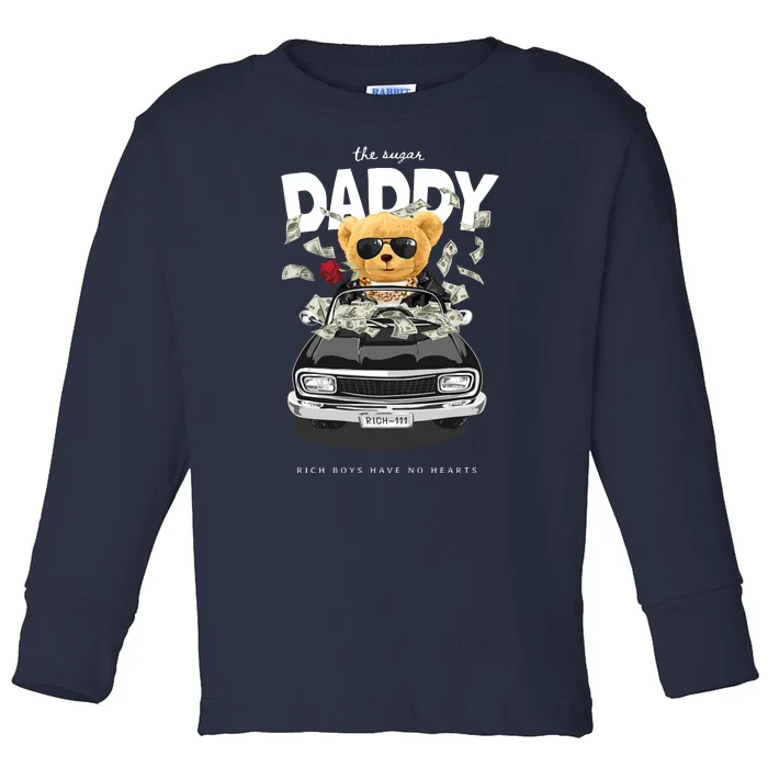 The Sugar Daddy Toddler Long Sleeve Shirt