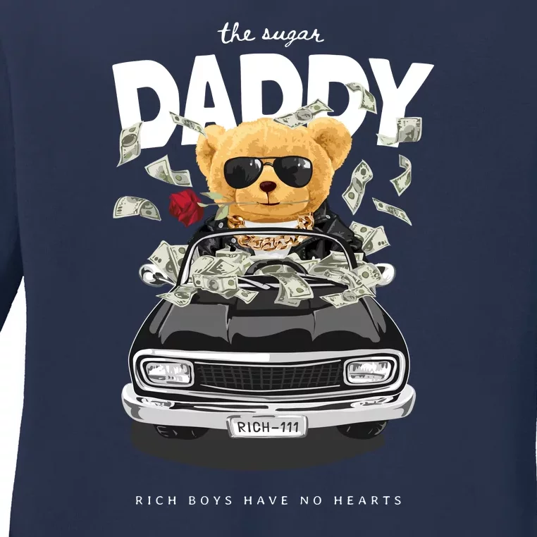 The Sugar Daddy Ladies Long Sleeve Shirt