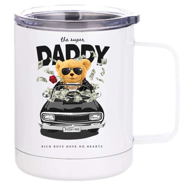 The Sugar Daddy Front & Back 12oz Stainless Steel Tumbler Cup