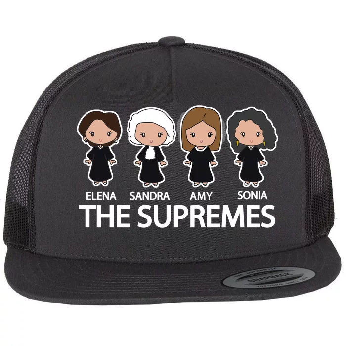 The Supremes Court Justice Judges Flat Bill Trucker Hat