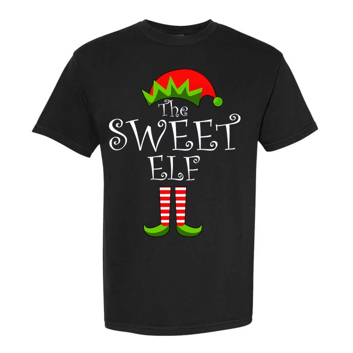 The Sweet Elf Funny Family Matching Christmas Garment-Dyed Heavyweight T-Shirt