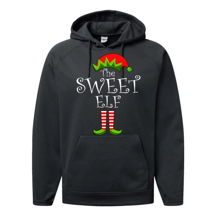 The Sweet Elf Funny Family Matching Christmas Performance Fleece Hoodie