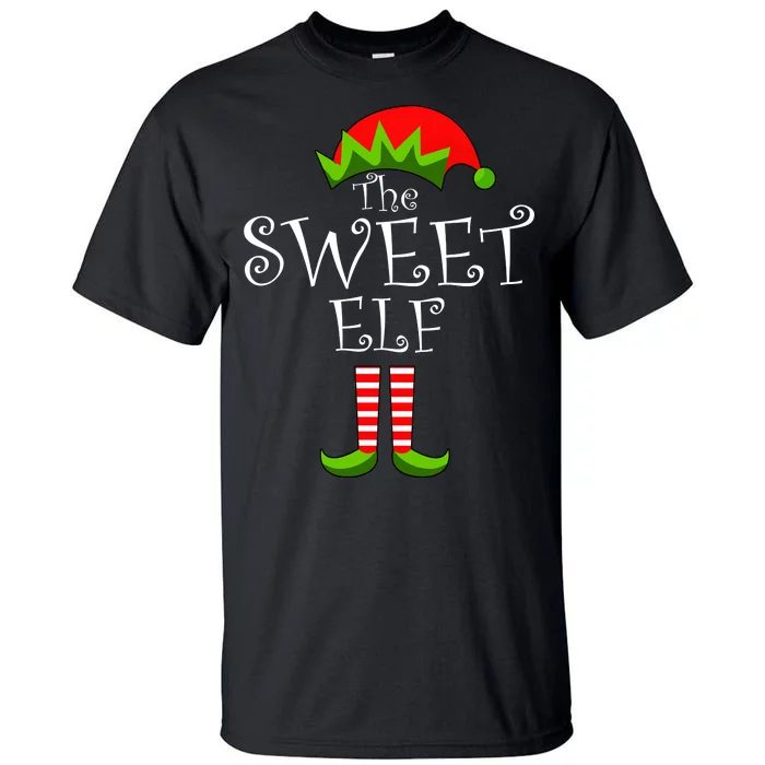 The Sweet Elf Funny Family Matching Christmas Tall T-Shirt