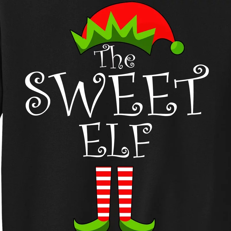 The Sweet Elf Funny Family Matching Christmas Tall Sweatshirt