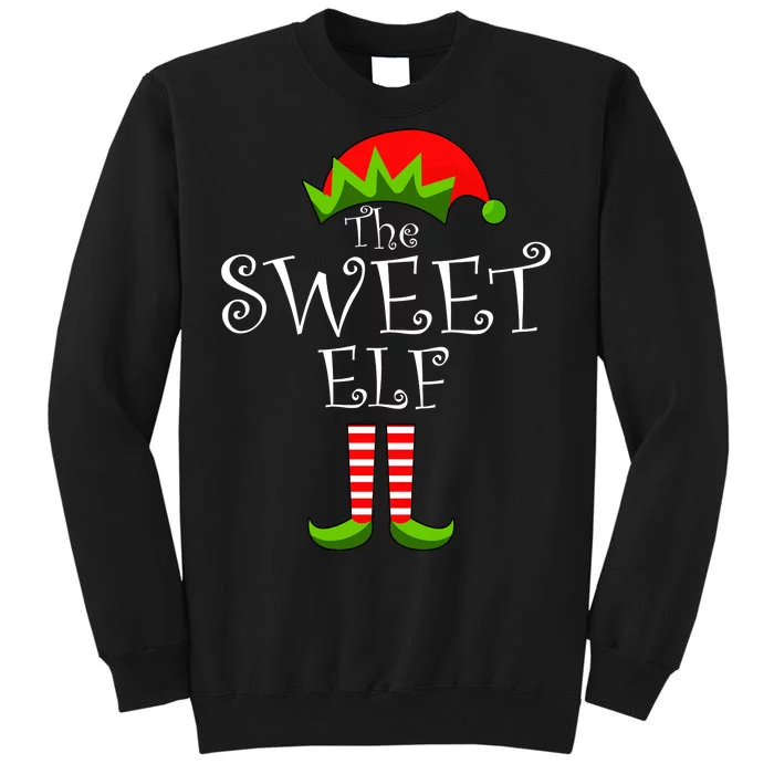 The Sweet Elf Funny Family Matching Christmas Tall Sweatshirt