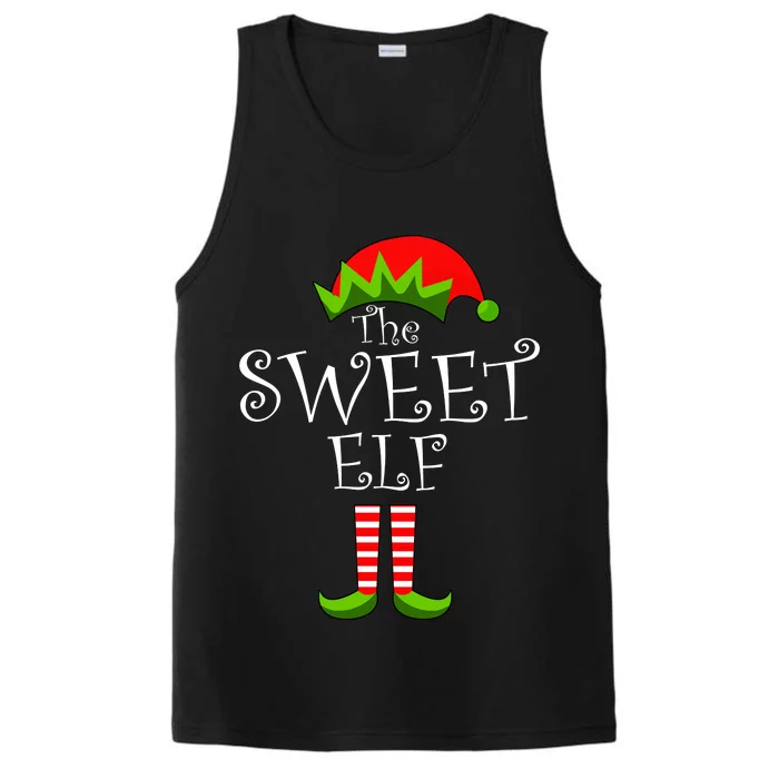 The Sweet Elf Funny Family Matching Christmas Performance Tank