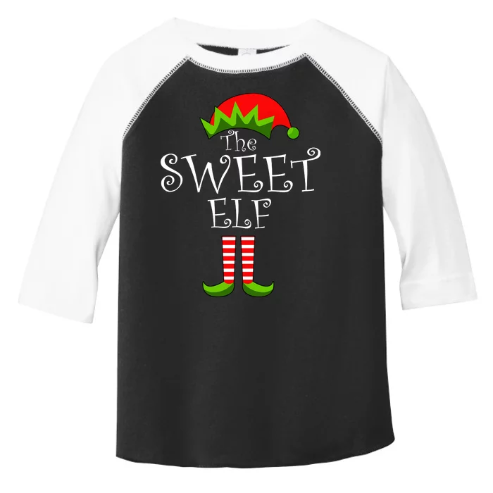 The Sweet Elf Funny Family Matching Christmas Toddler Fine Jersey T-Shirt