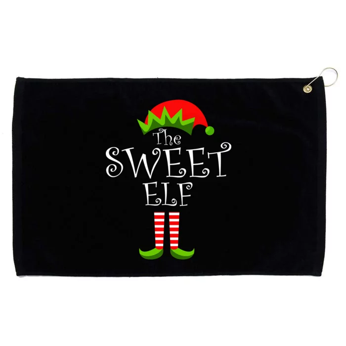 The Sweet Elf Funny Family Matching Christmas Grommeted Golf Towel