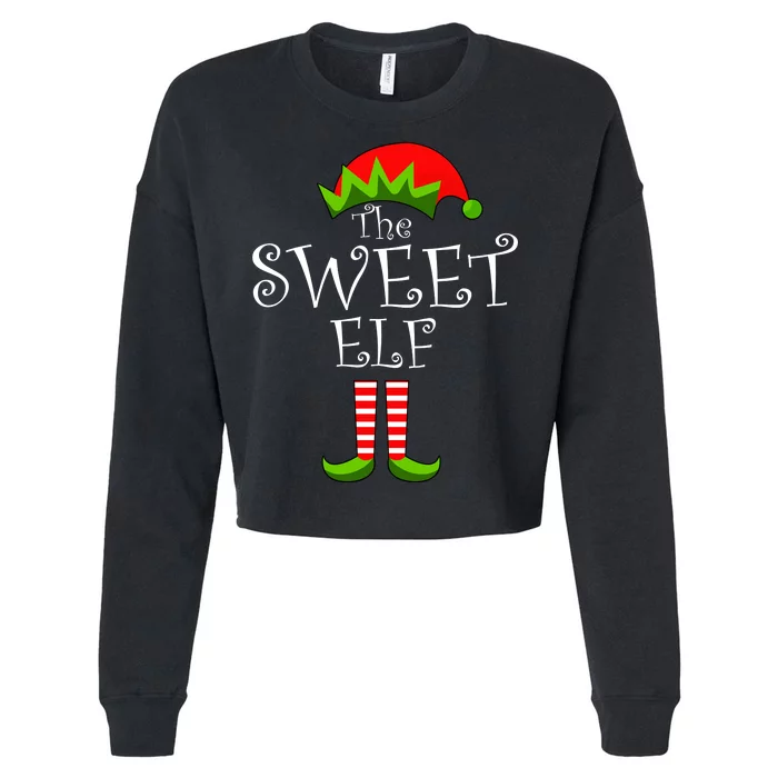 The Sweet Elf Funny Family Matching Christmas Cropped Pullover Crew