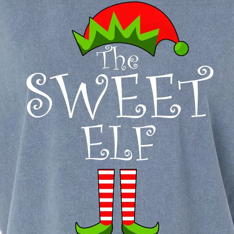 The Sweet Elf Funny Family Matching Christmas Garment-Dyed Women's Muscle Tee