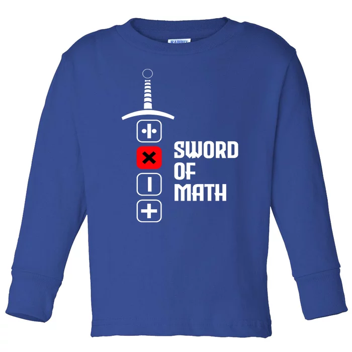 The Sword of Math Toddler Long Sleeve Shirt