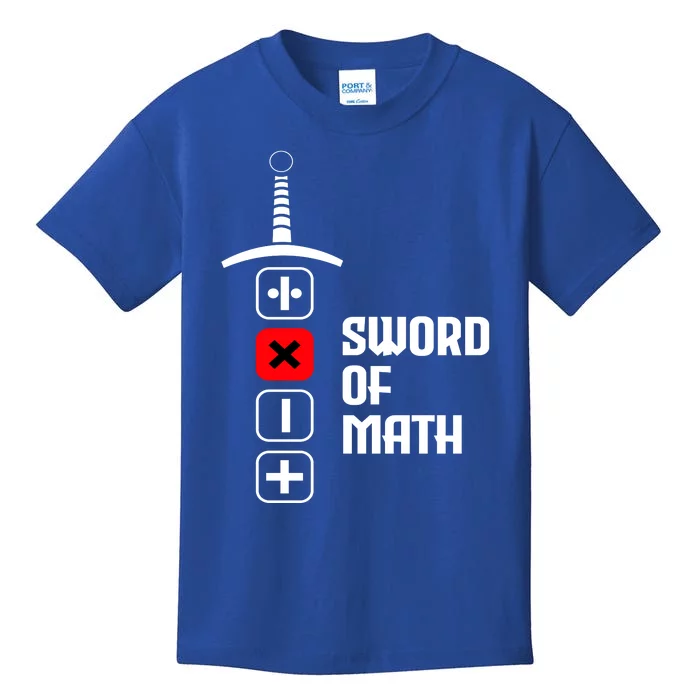 The Sword of Math Kids T-Shirt