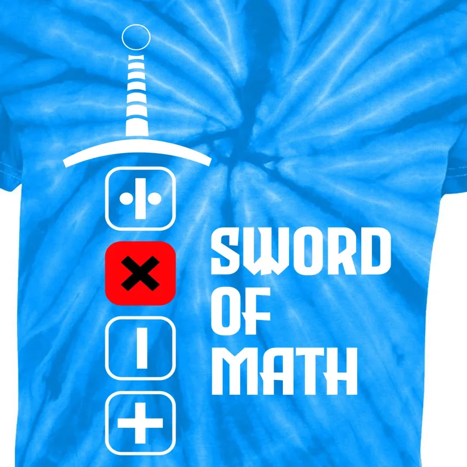 The Sword of Math Kids Tie-Dye T-Shirt