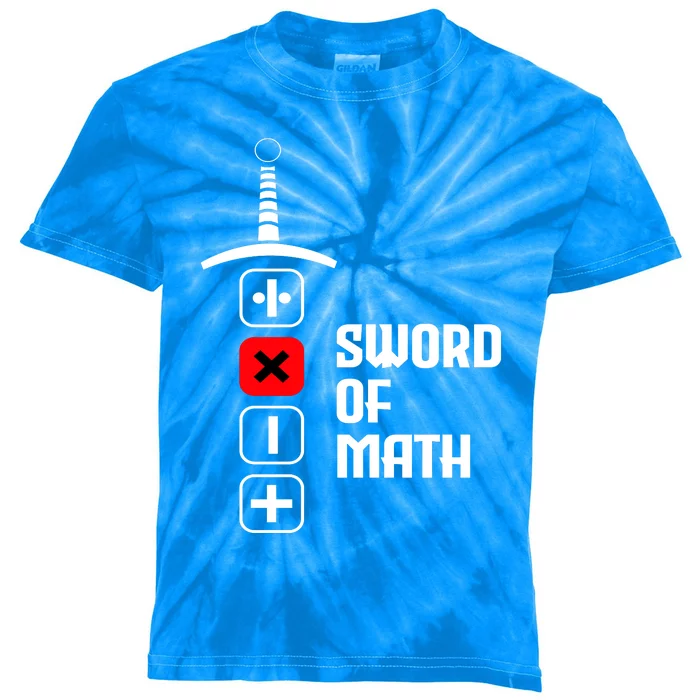 The Sword of Math Kids Tie-Dye T-Shirt