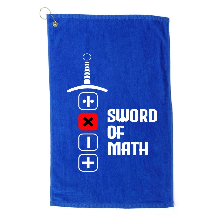 The Sword of Math Platinum Collection Golf Towel