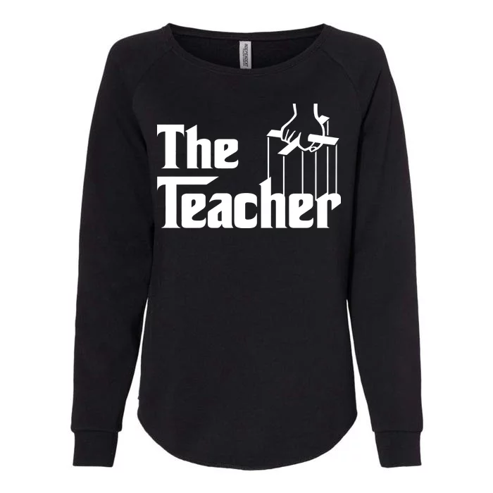 The Teacher Logo Womens California Wash Sweatshirt