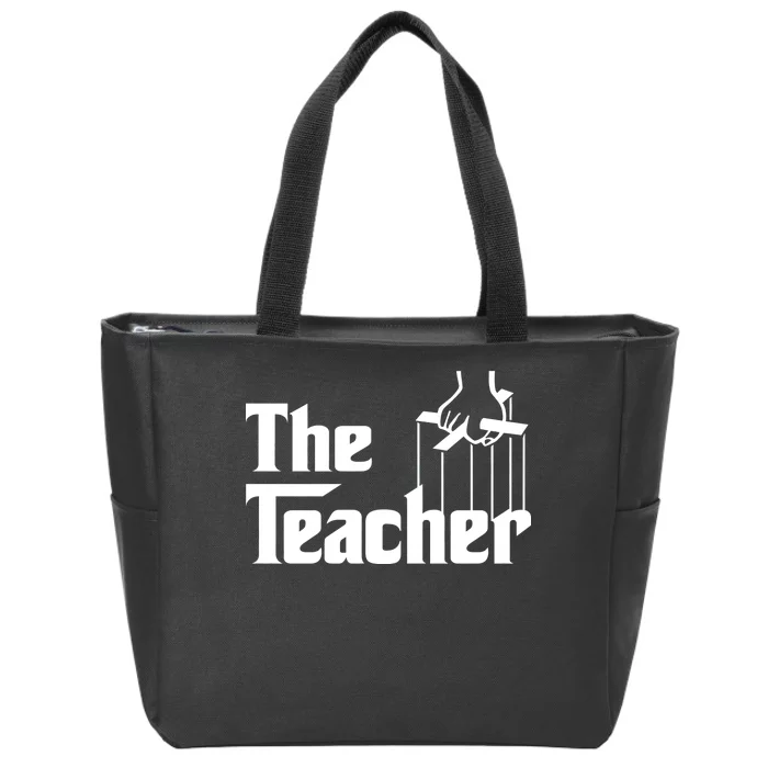 The Teacher Logo Zip Tote Bag