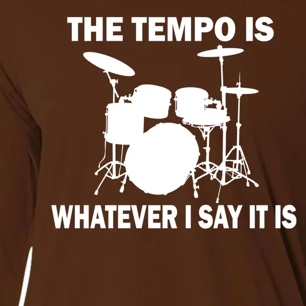 The Tempo Is What I Say Cooling Performance Long Sleeve Crew