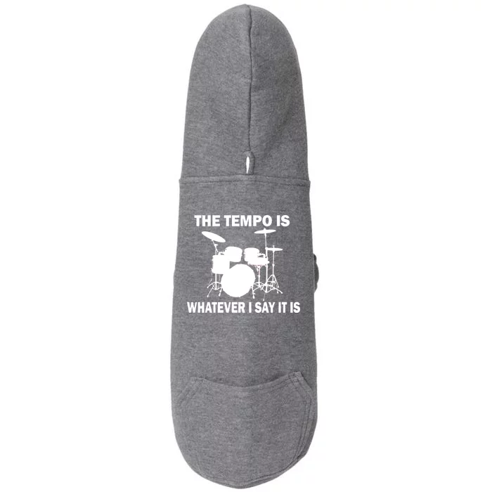 The Tempo Is What I Say Doggie 3-End Fleece Hoodie