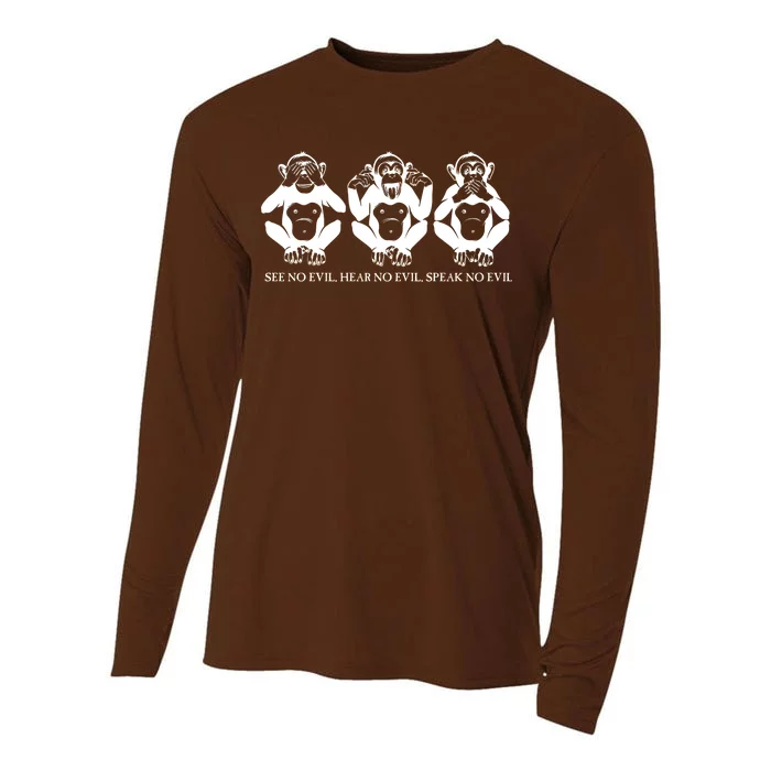 The three wise monkeys Cooling Performance Long Sleeve Crew