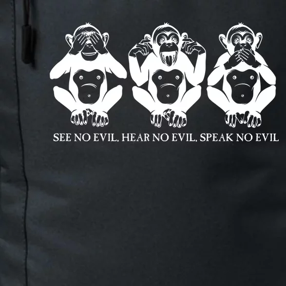 The three wise monkeys Daily Commute Backpack