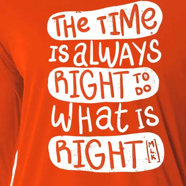 The Time is Always Right to Do What is Right Cooling Performance Long Sleeve Crew