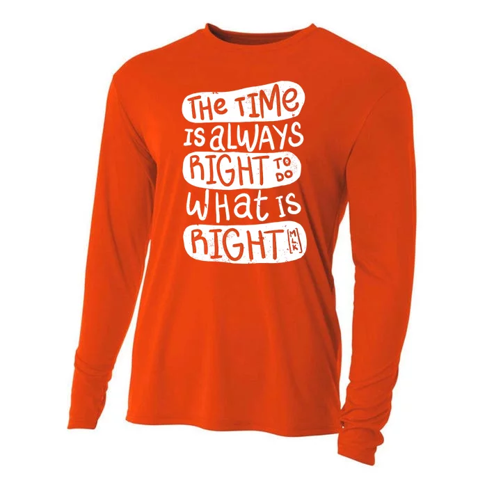 The Time is Always Right to Do What is Right Cooling Performance Long Sleeve Crew