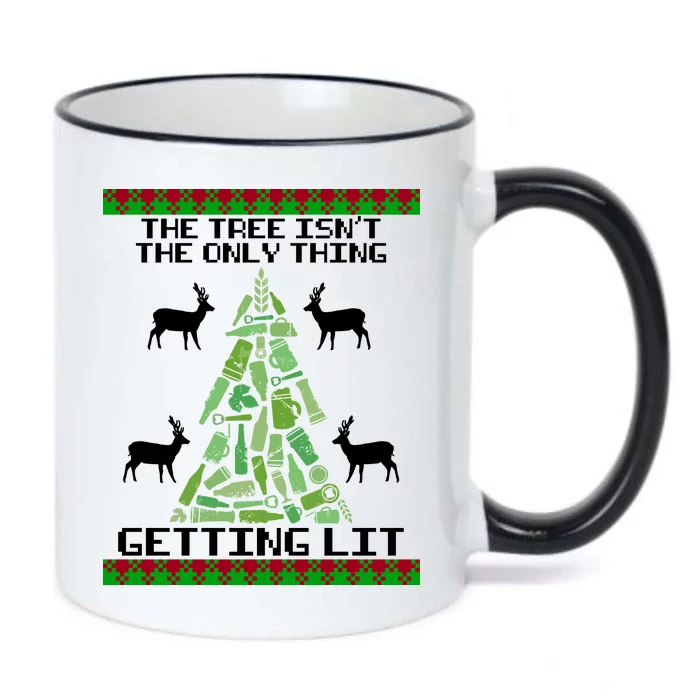 The Tree Isn't The Only Thing Getting Lit Black Color Changing Mug