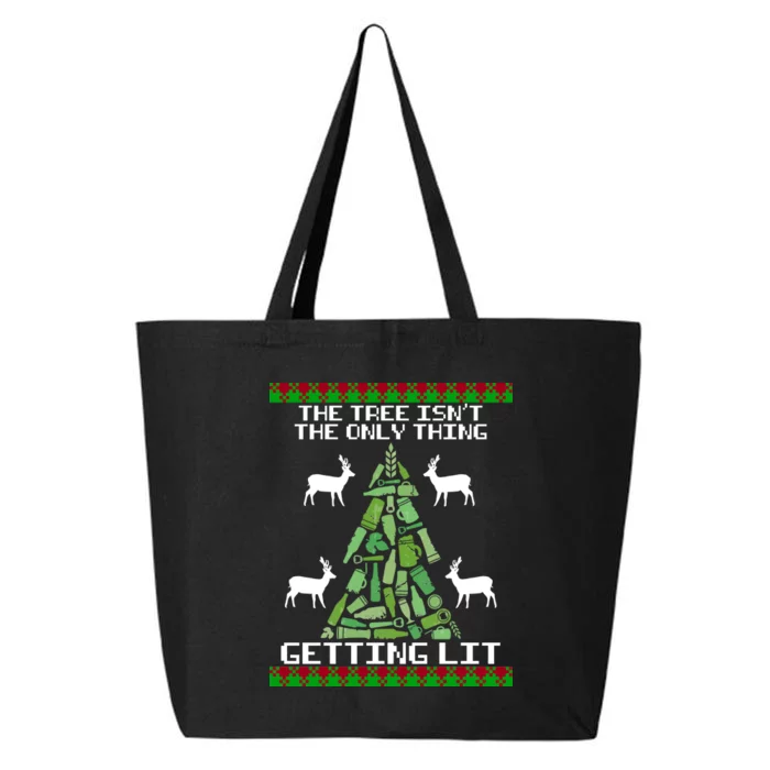 The Tree Isn't The Only Thing Getting Lit 25L Jumbo Tote