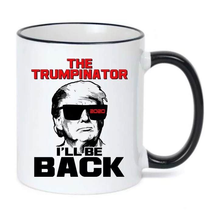 The Trumpinator I'll Be Back 2020 Black Color Changing Mug