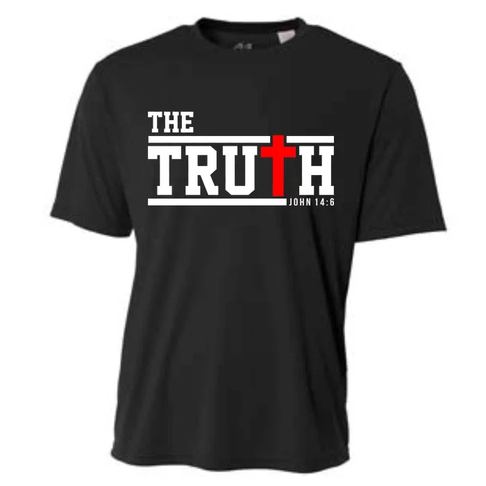 The Truth John 14:6 Jesus Christ Cooling Performance Crew T-Shirt