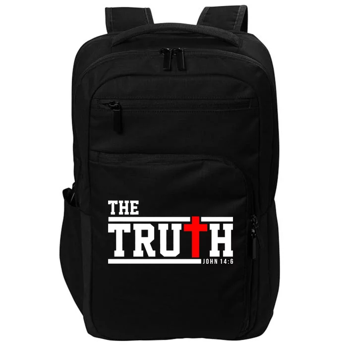 The Truth John 14:6 Jesus Christ Impact Tech Backpack