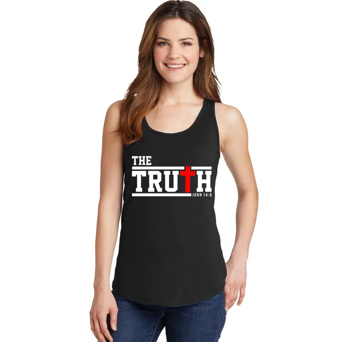 The Truth John 14:6 Jesus Christ Ladies Essential Tank