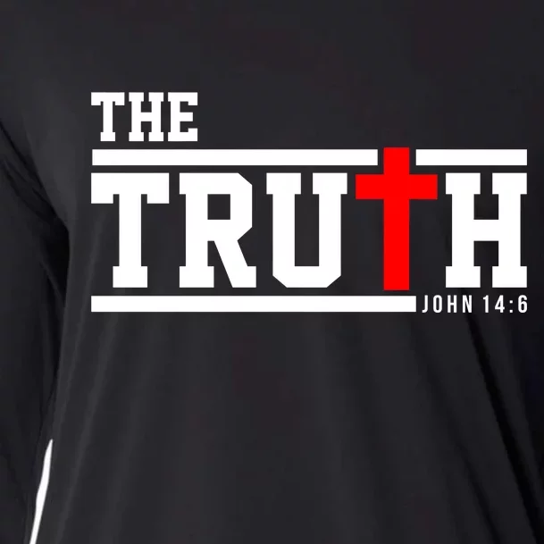 The Truth John 14:6 Jesus Christ Cooling Performance Long Sleeve Crew