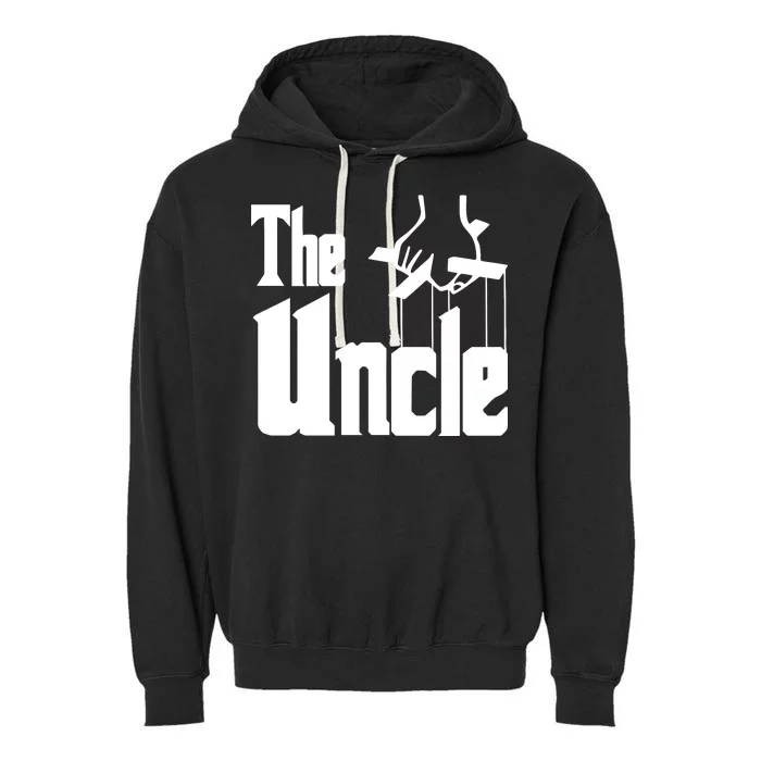 The Uncle Logo Garment-Dyed Fleece Hoodie