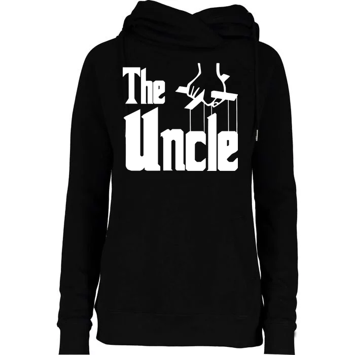 The Uncle Logo Womens Funnel Neck Pullover Hood