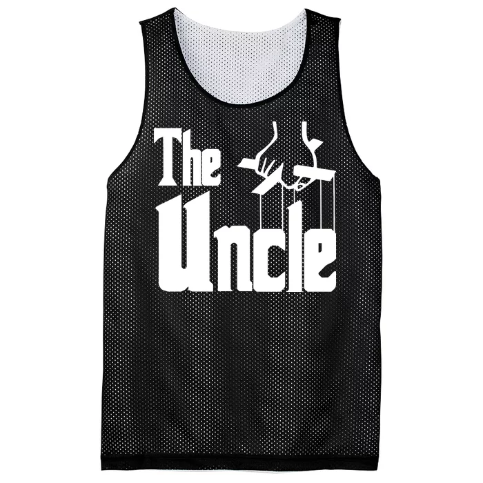 The Uncle Logo Mesh Reversible Basketball Jersey Tank