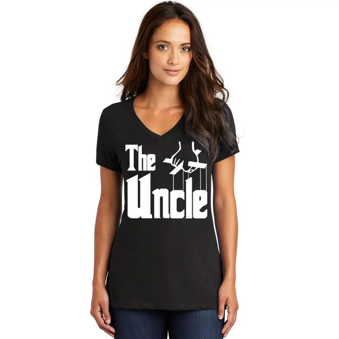 The Uncle Logo Women's V-Neck T-Shirt