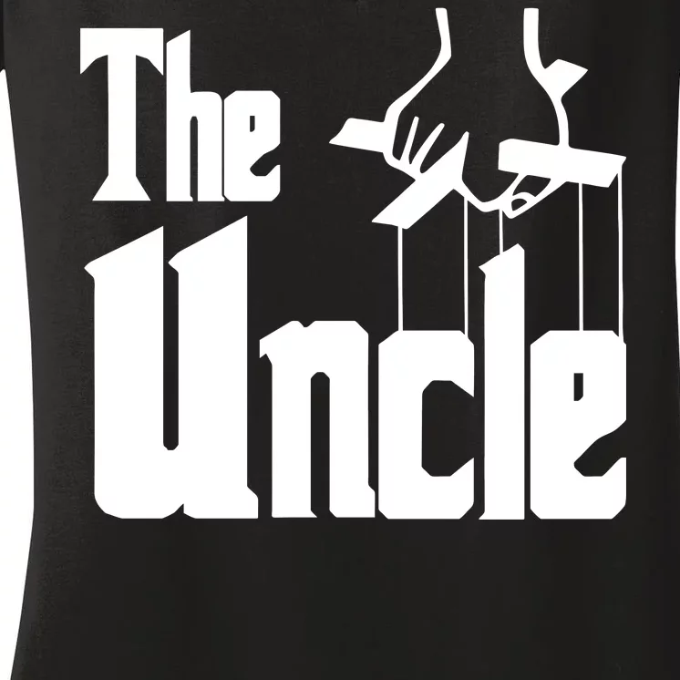 The Uncle Logo Women's V-Neck T-Shirt